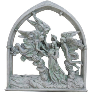 Angels of the Sea Mirror - 10-inch — Mossy Green finish