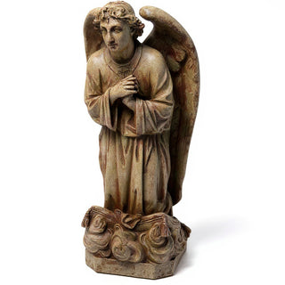 Kneeling Angel of Sorrow Statue - 27-inch — Gothic Stone finish