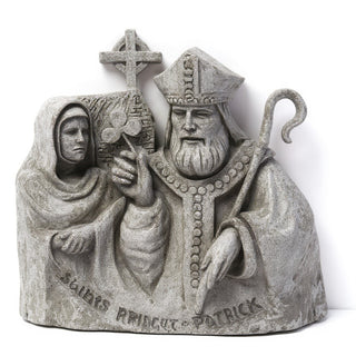 Saint Bridget Wall Plaque - 10-inch — Old Stone finish
