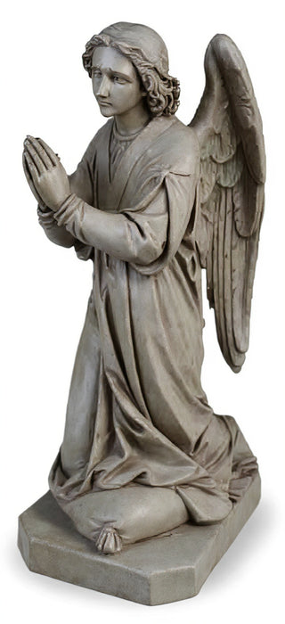 Shrine Praying Angel Statue - 39-inch