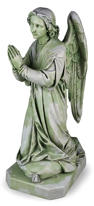 Shrine Praying Angel Statue - 39-inch