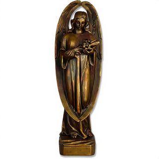 Angel of Mourning Statue - 34-inch — Bronze finish