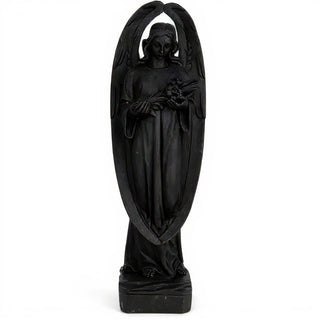Angel of Mourning Statue - 34-inch — Dusted Black finish