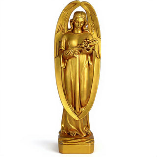 Angel of Mourning Statue - 34-inch — Deep Gold finish