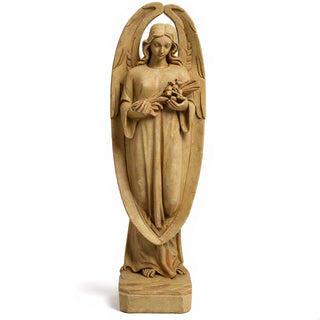Angel of Mourning Statue - 34-inch — Dusted Sand finish