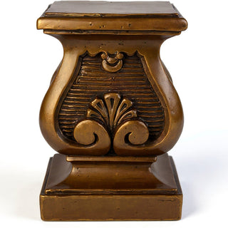 Barga Pedestal - 15.5-inch — Bronze finish
