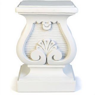 Barga Pedestal - 15.5-inch — Flat White finish