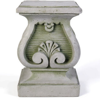 Barga Pedestal - 15.5-inch — Mossy Green finish