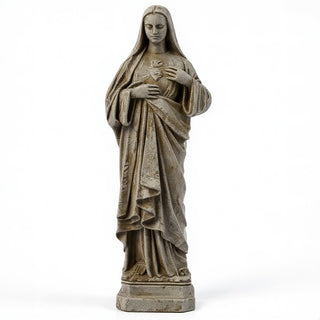 Immaculate Heart of Mary Statue - 16-inch — Antique Stone finish