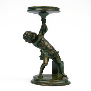Captive Angel Statue - 13-inch — Green Bronze finish