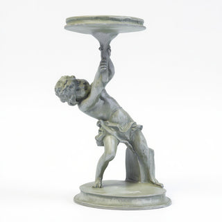 Captive Angel Statue - 13-inch — Mossy Green finish