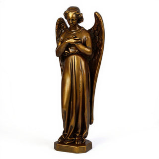 Angel with Crossed Arms - 25-inch — Bronze finish