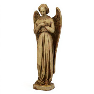 Angel with Crossed Arms - 25-inch — Gothic Stone finish