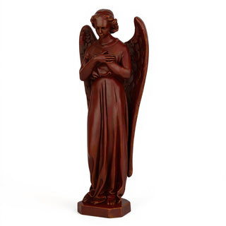 Angel with Crossed Arms - 25-inch — Rust finish