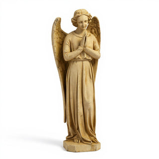 Cari Praying Angel Statue - 25-inch — Dusted Sand finish