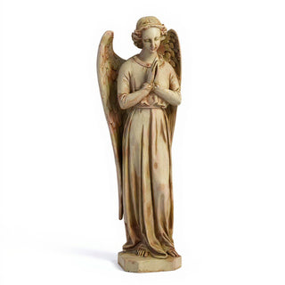 Cari Praying Angel Statue - 25-inch — Museum Terracotta finish