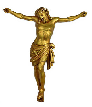 Corpus of Christ - 46-inch — Antique Gold finish