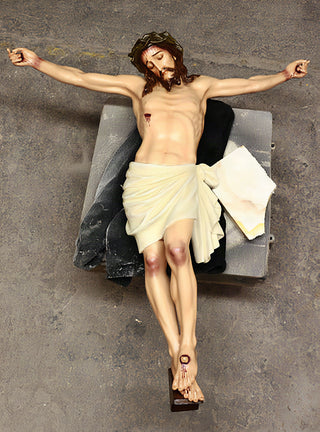 Corpus Of Christ-46 Statue - 46-inch - Realistic Color - Hand-Painted