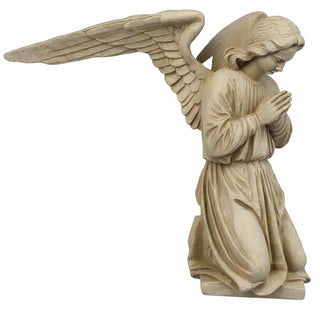 Altar Angel with Extended Wings Statue — Museum Terracotta finish