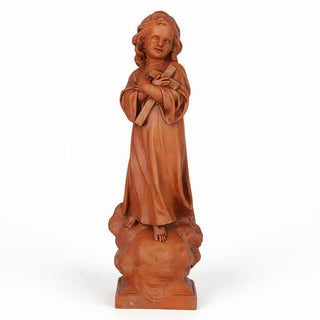 Christ Child with Cross Statue - 21-inch — Metro finish