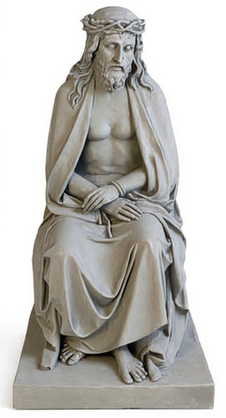 Seated Christ Statue - 51-inch
