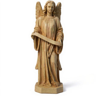 Banner Angel, Right Statue - 48-inch — Dusted Sand finish