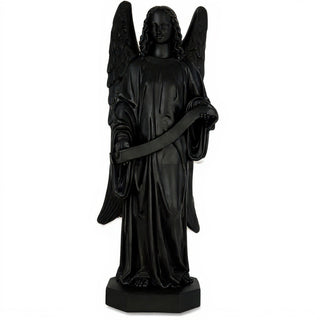 Banner Angel, Left Statue - 49-inch — Flat Black finish
