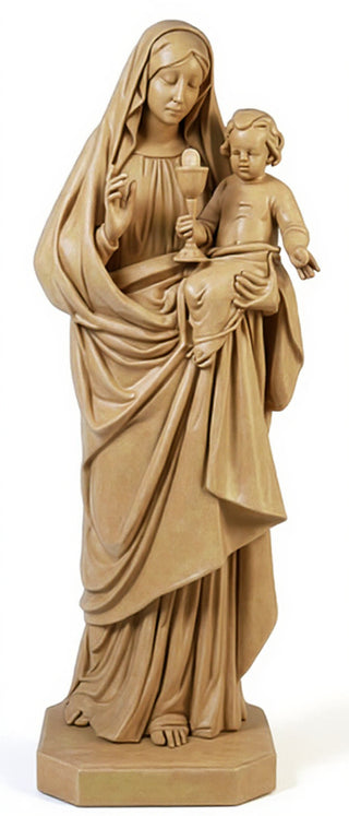 Our Lady Blessed Sacrament Mar Statue - 67-inch