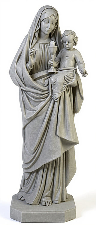 Our Lady Blessed Sacrament Mar Statue - 67-inch