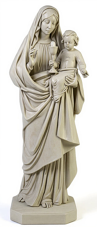 Our Lady Blessed Sacrament Mar Statue - 67-inch