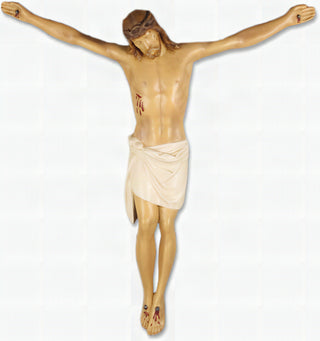 Corpus Of Christ-36 No Cross Statue - 36-inch - Realistic Color - Hand-Painted