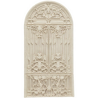 Ornate Grating - 86.5-inch — Antique White finish