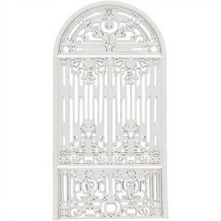 Ornate Grating - 86.5-inch — Flat White finish