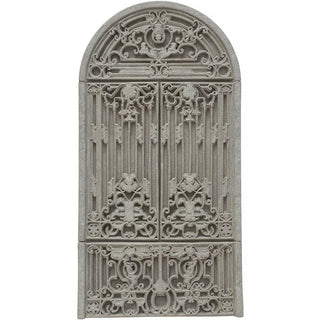 Ornate Grating - 86.5-inch — Limestone finish