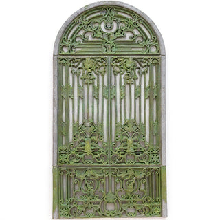 Ornate Grating - 86.5-inch — Mossy Green finish