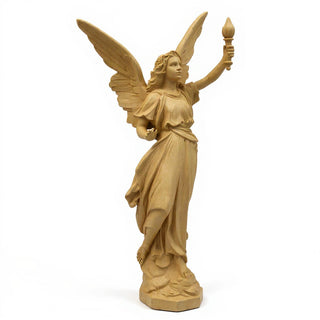 Angel of Light Statue - 27-inch — Dusted Sand finish