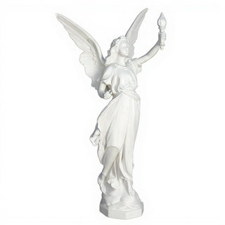 Angel of Light Statue - 27-inch — Flat White finish