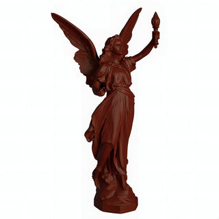 Angel of Light Statue - 27-inch — Rust finish