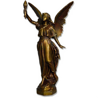 Angel of Light (Right) Statue - 27-inch — Bronze finish