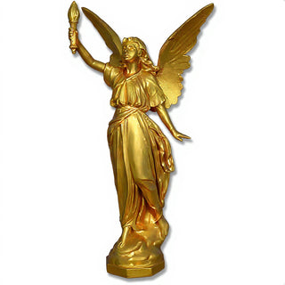 Angel of Light (Right) Statue - 27-inch — Deep Gold finish
