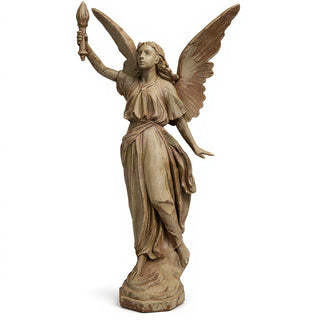 Angel of Light (Right) Statue - 27-inch — Gothic Stone finish