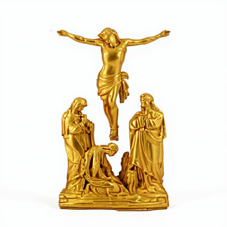 Stations of the Cross - 14-inch — Deep Gold finish