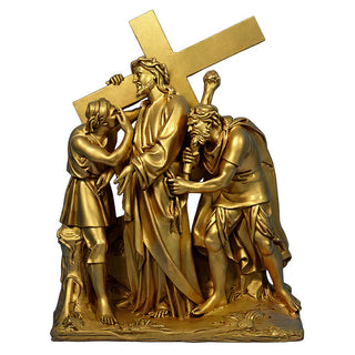 Jesus Is Given The Cross Stati Statue - 58-inch