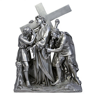 Jesus Is Given The Cross Stati Statue - 58-inch
