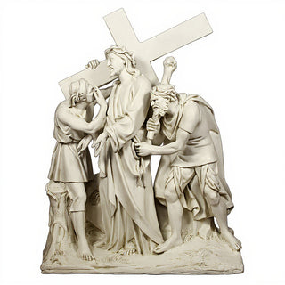 Jesus Is Given The Cross Stati Statue - 58-inch