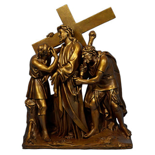 Jesus Is Given The Cross Stati Statue - 58-inch