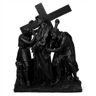 Jesus Is Given The Cross Stati Statue - 58-inch