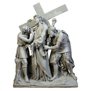 Jesus Is Given The Cross Stati Statue - 58-inch