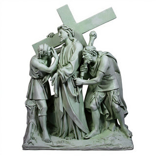Jesus Is Given The Cross Stati Statue - 58-inch