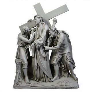 Jesus Is Given The Cross Stati Statue - 58-inch